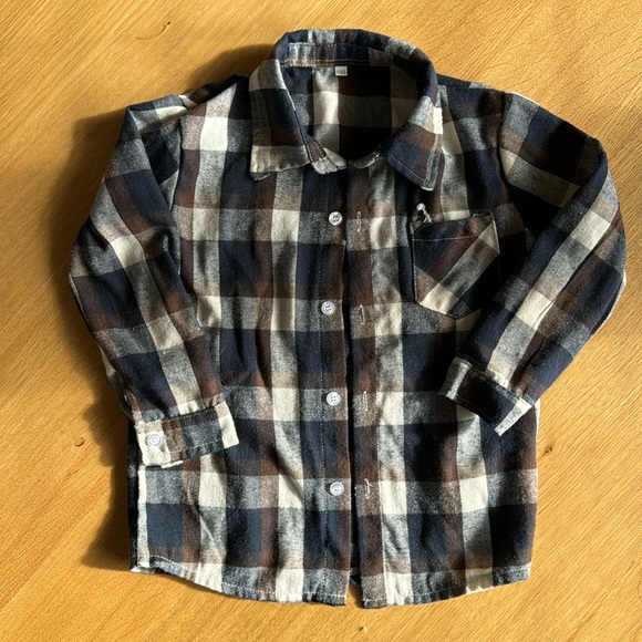 Other - Blue, brown, gray boys/toddler flannel